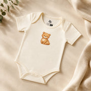 Baby Basic short-sleeve cotton bodysuit in an assorted ZB design – alternate product view