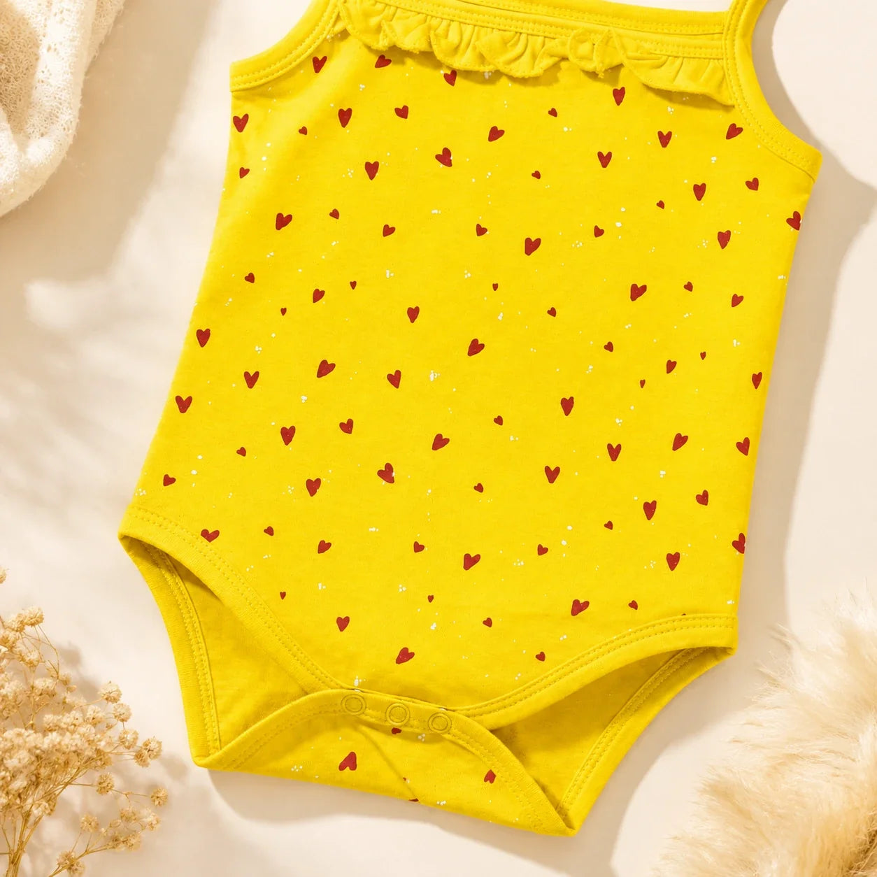 Cat Hearts | 2 Piece Set Bodysuit | heart print lifestyle view