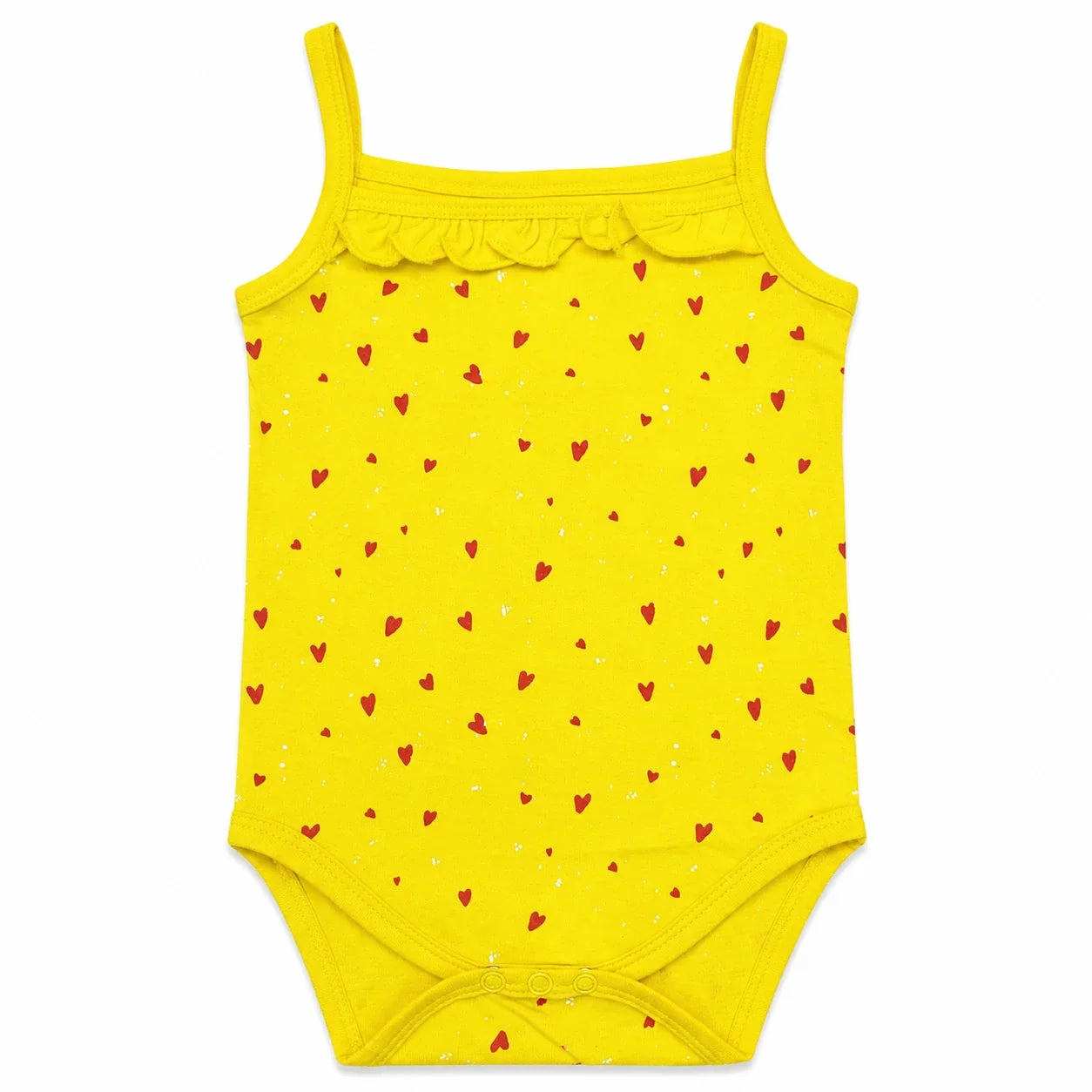 Cat Hearts | 2 Piece Set Bodysuit | heart print front view