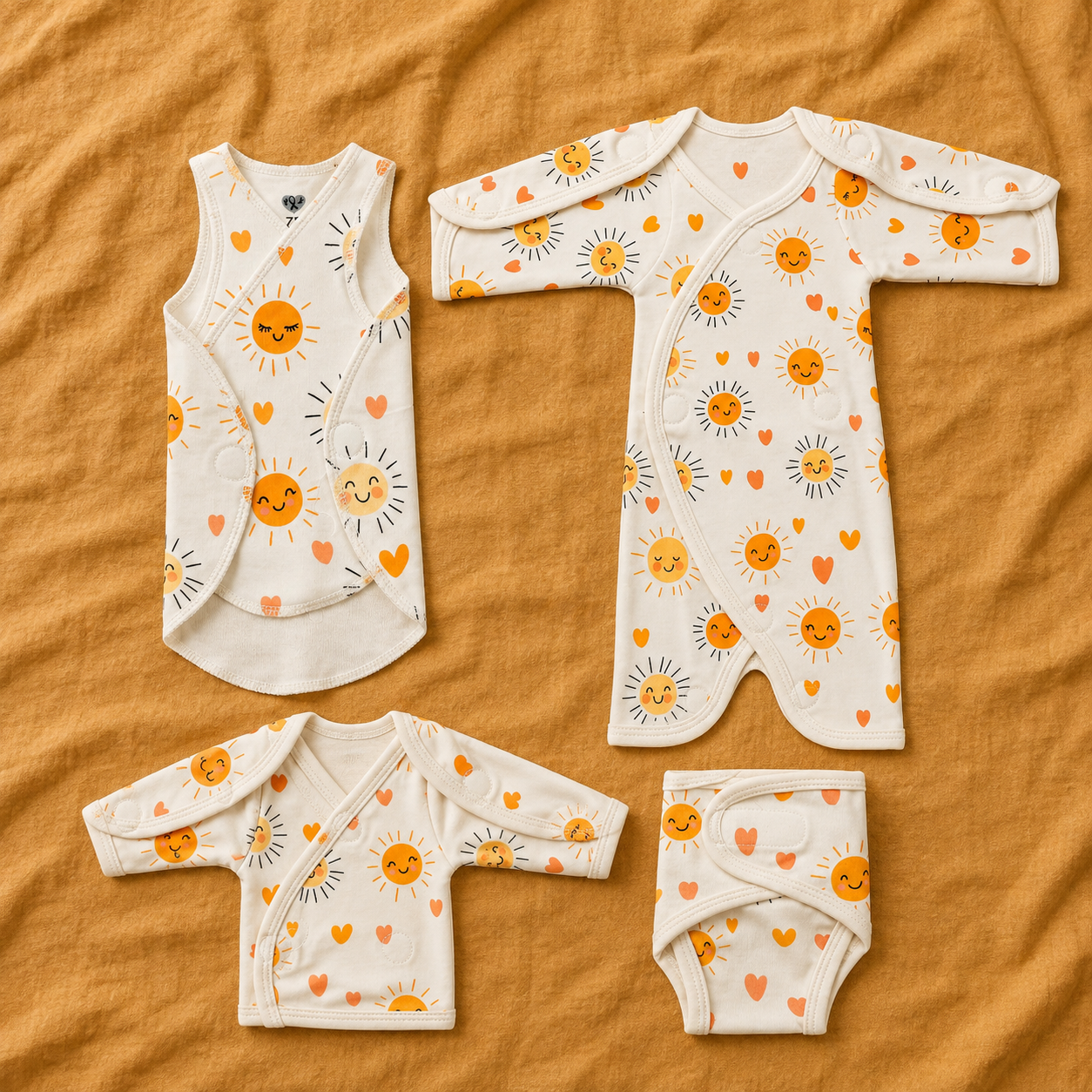 White Sun Print – Cozy Days Collection – View 1