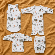 White Teddy Bear Print – Cozy Days Collection – View 1