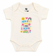 Baby Basic short-sleeve cotton bodysuit in an assorted ZB design – alternate product view