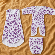 White Cute Flower Print – Gentle Comfort Collection – View 1