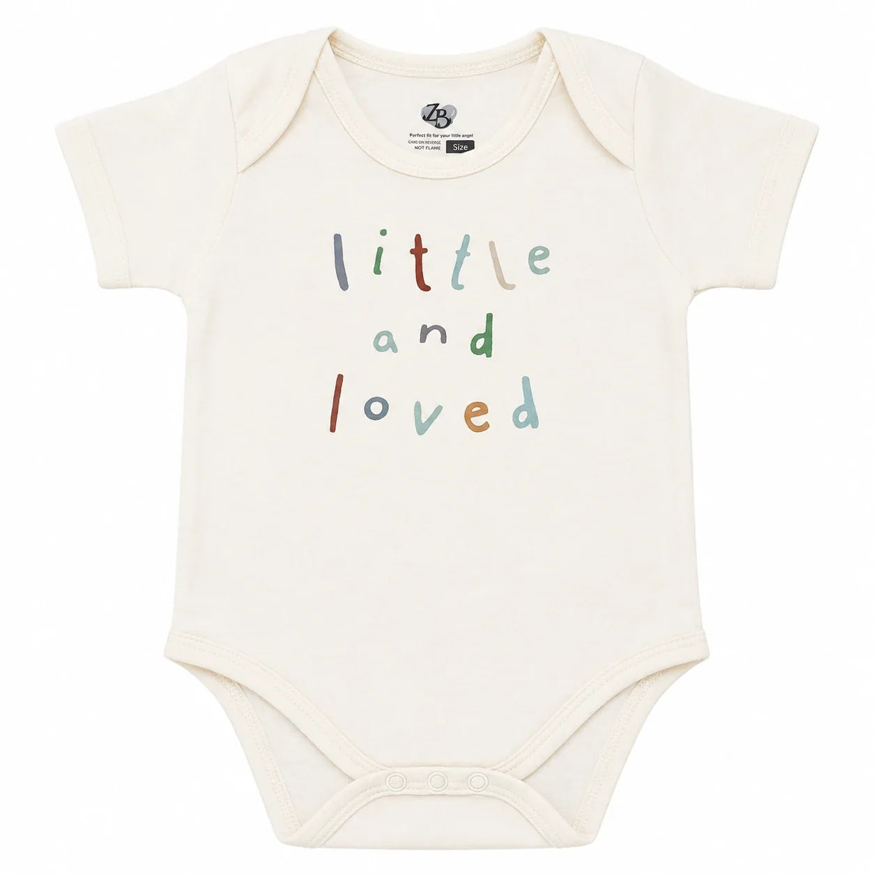 Little and Love | Baby Basic Bodysuit | front product view