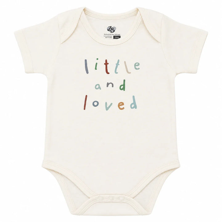 Little and Love | Baby Basic Bodysuit | front product view