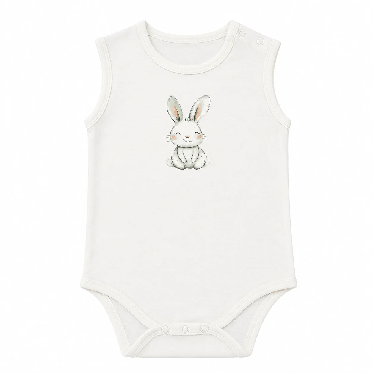 Little Bunny | Bodysuit Sleeveless | front product view