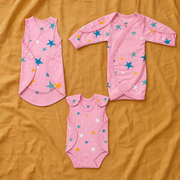 Pink Star Print – Little Wardrobe Collection – View 1