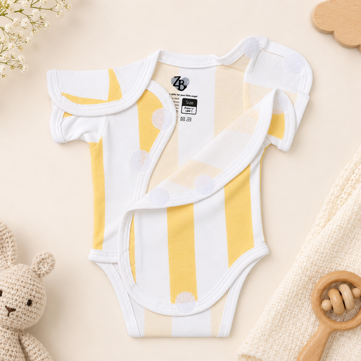 Small But Mighty Preemie NICU Body Suit – view 2 | design:small-but-mighty