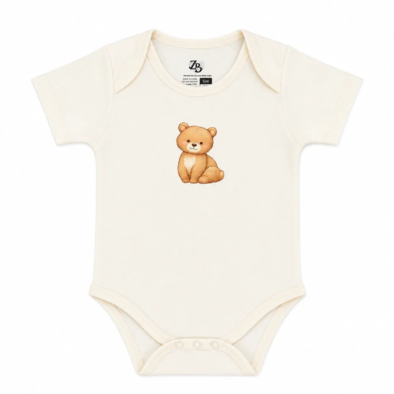 Teddy Bear Preemie NICU Body Suit – view 1 | design:teddy-bear
