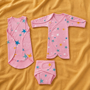 Pink Star Print – Tiny Beginnings Collection – View 1