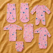 Pink Star Print – Tiny Essentials Collection – View 1