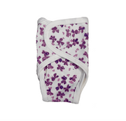 Preemie Diaper Covers – Cute Violet Flowers Pattern - Zahra Batool 