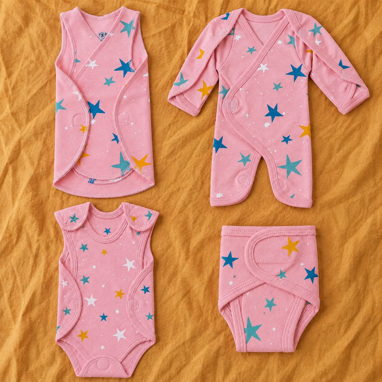 Pink Star Print – Welcome Home Collection – View 1
