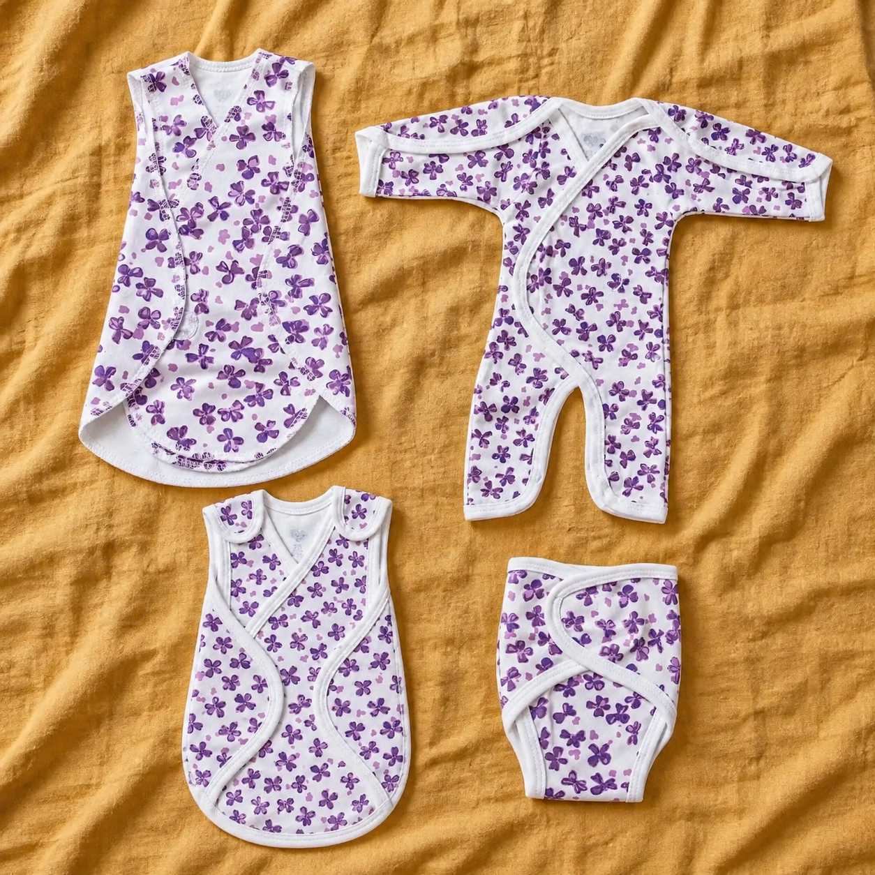 White Cute Flower Print – Welcome Home Collection – View 1