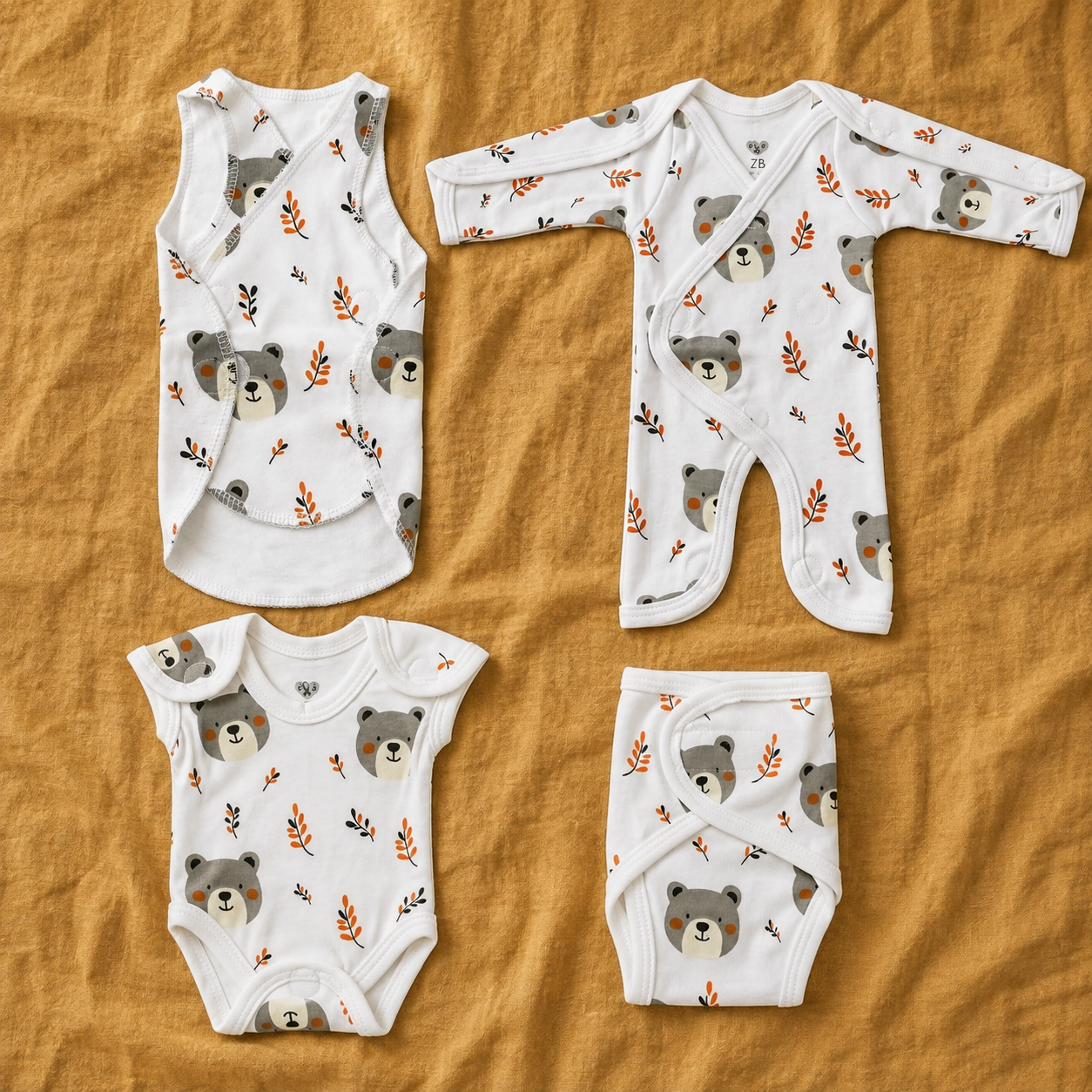 White Teddy Bear Print – Welcome Home Collection – View 1