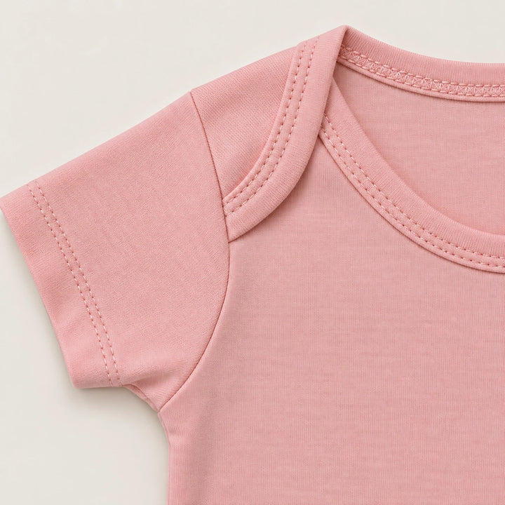 Crystal Rose | ZB Baby Basic Bodysuit – envelope shoulder detail warm