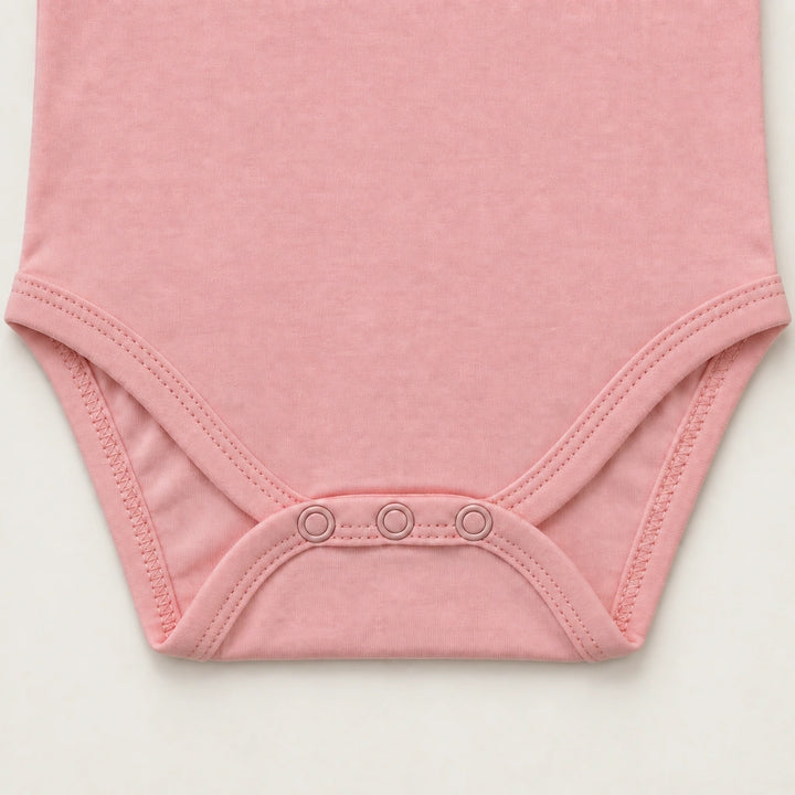 Crystal Rose | ZB Baby Basic Bodysuit – snap detail warm