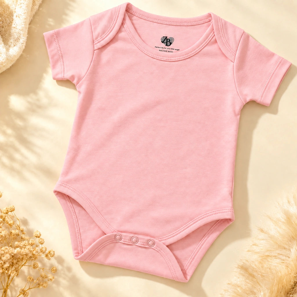 Crystal Rose | ZB Baby Basic Bodysuit – full diagonal luxury gold
