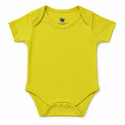 Lemon | ZB Baby Basic Bodysuit – front white
