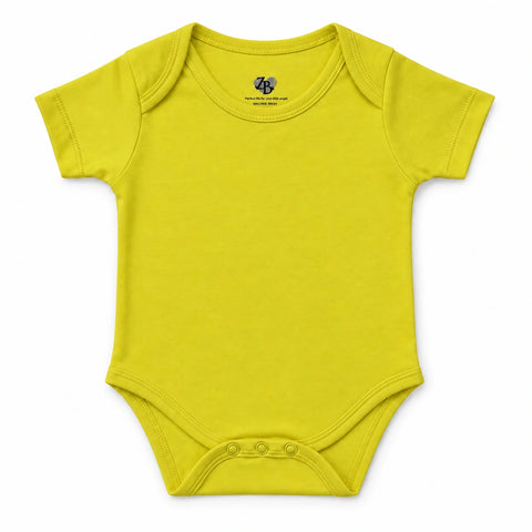 Baby Basic Bodysuit — Lemon