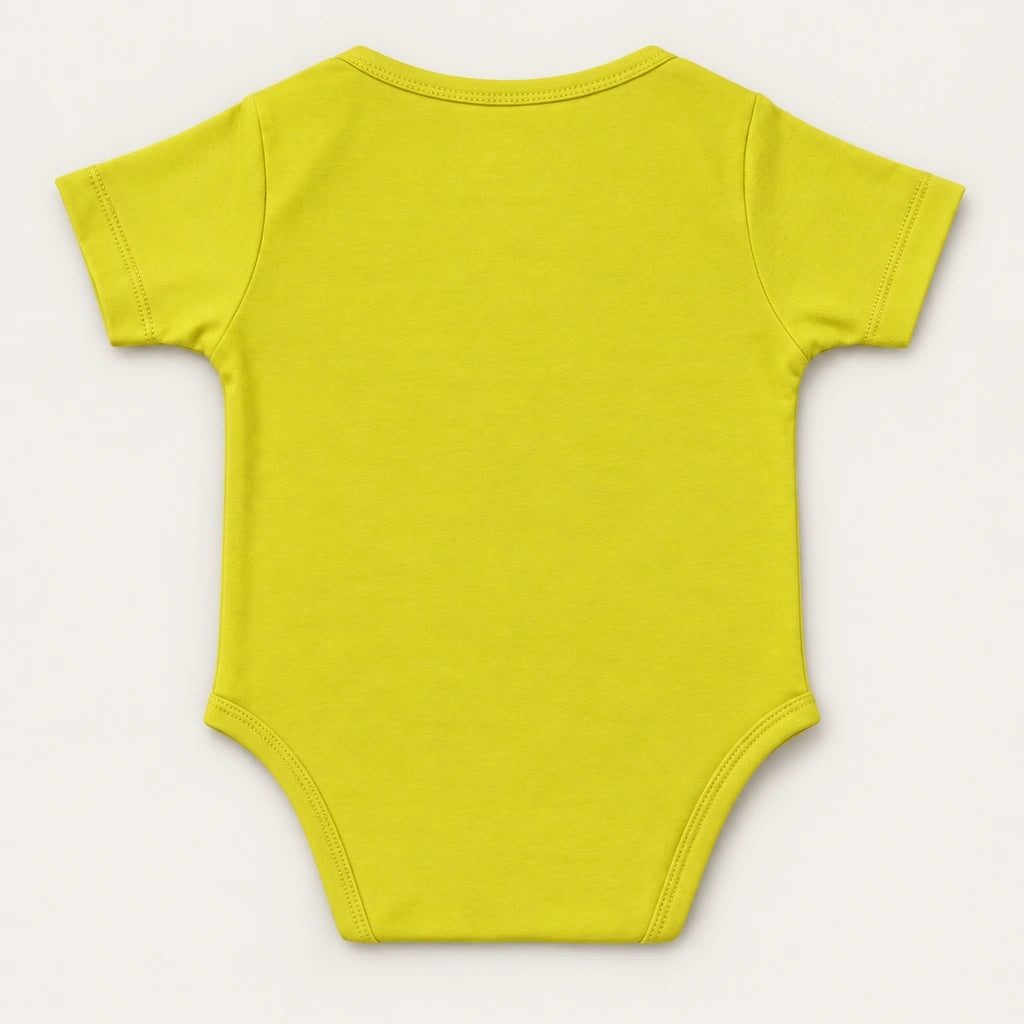 Lemon | ZB Baby Basic Bodysuit – back warm
