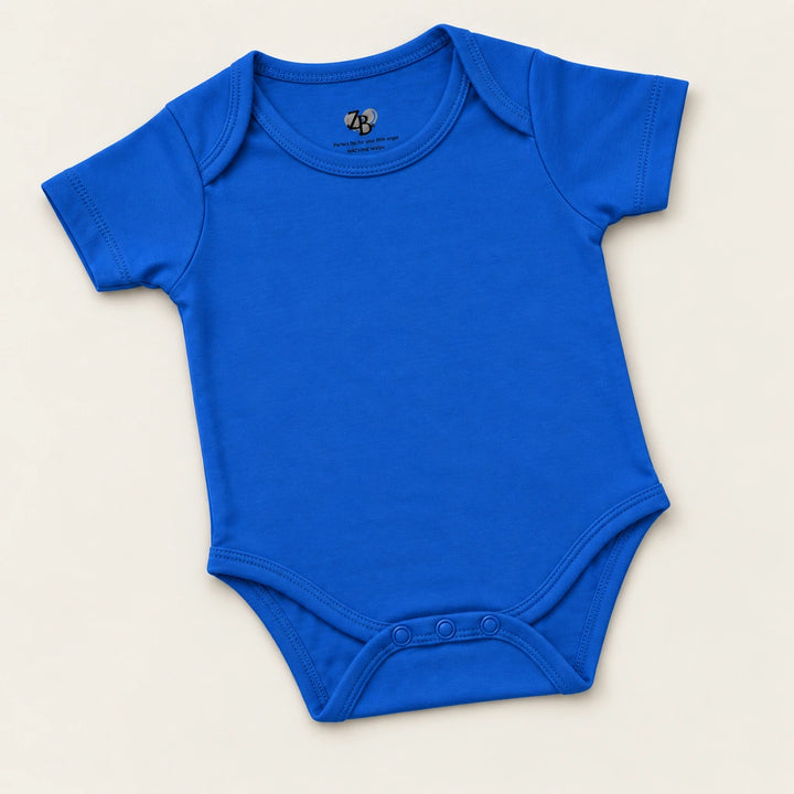 Royal Blue | ZB Baby Basic Bodysuit – full warm