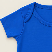 Royal Blue | ZB Baby Basic Bodysuit – envelope shoulder detail warm