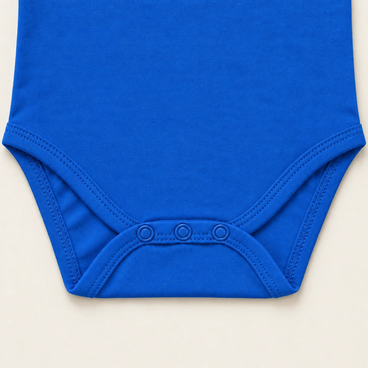 Royal Blue | ZB Baby Basic Bodysuit – snap detail warm