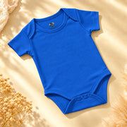 Royal Blue | ZB Baby Basic Bodysuit – angled full luxury gold
