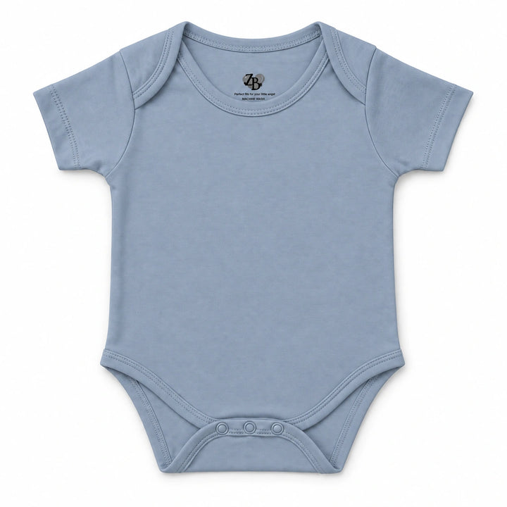 Summer Song | ZB Baby Basic Bodysuit – front white