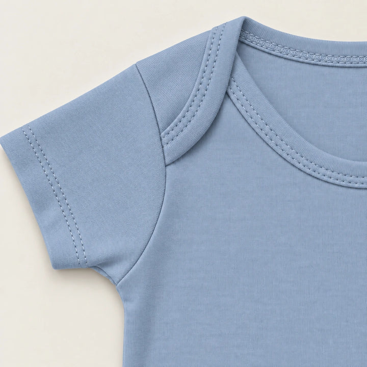 Summer Song | ZB Baby Basic Bodysuit – envelope shoulder detail warm