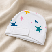 White Star Print – Preemie / NICU Cap – Updated Accessories View 3