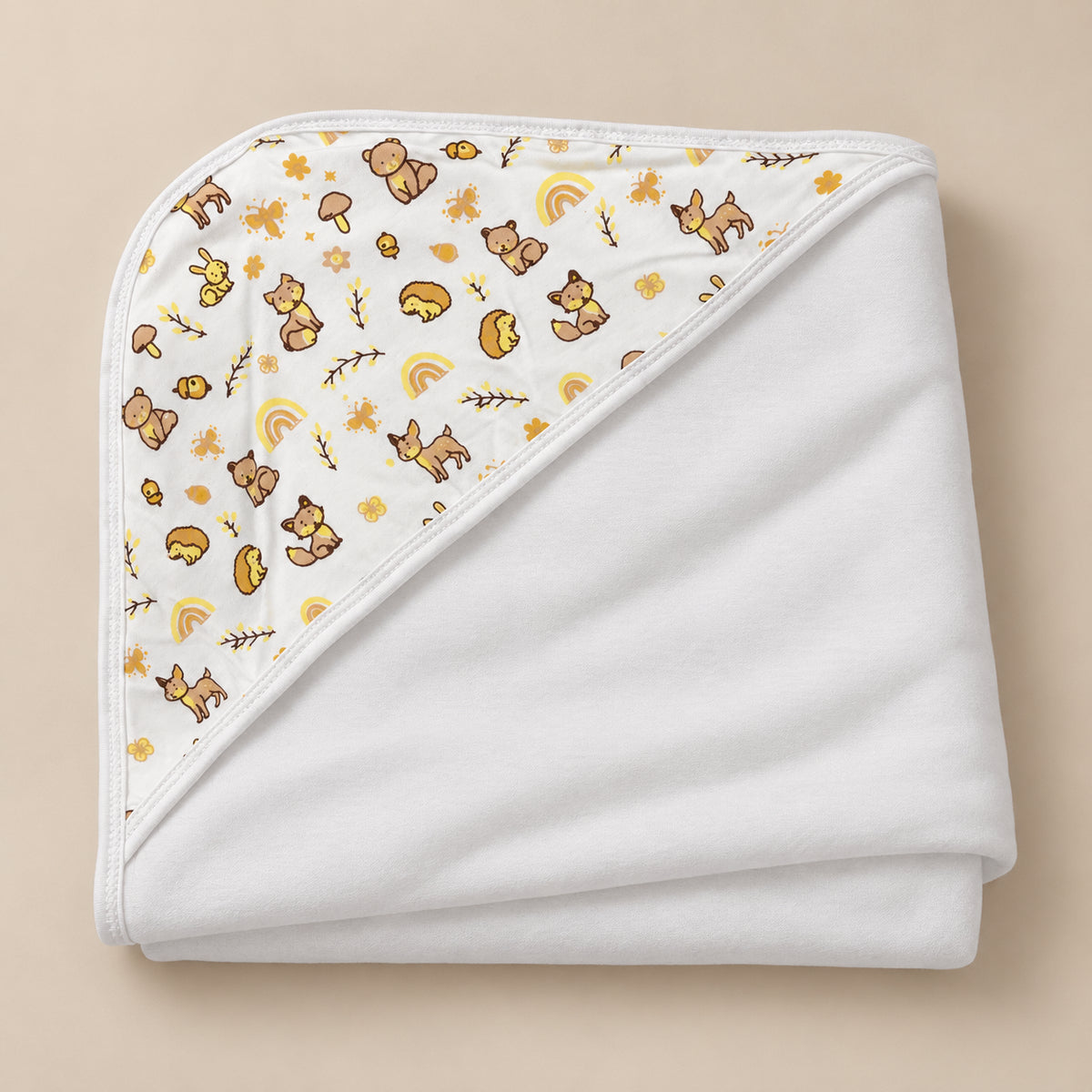 Cuddles | ZB hooded baby wrapping sheet, alternate view 2