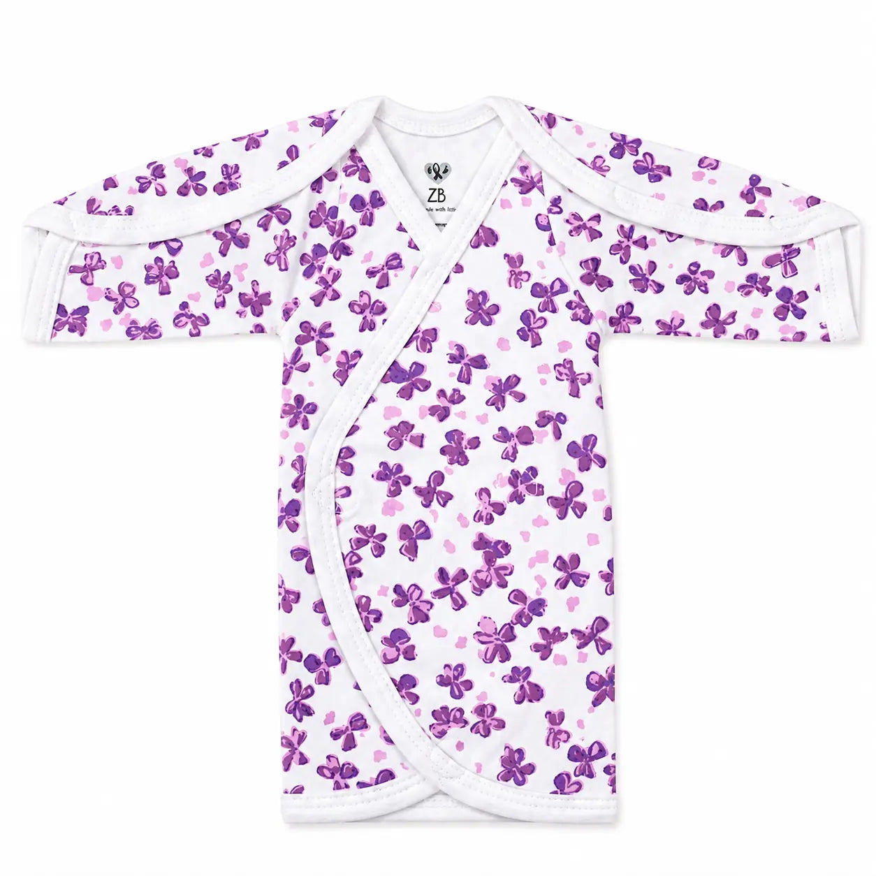 White Cute Flower Print – Cozy Days Collection – View 4