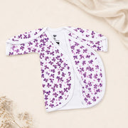 White Cute Flower Print – Preemie / NICU Full Sleeves Shirt – View 4