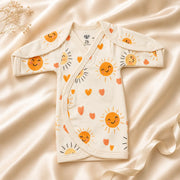 White Sun Print – Preemie / NICU Full Sleeves Shirt – View 3