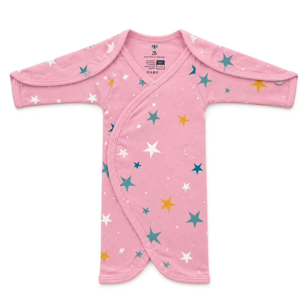 Pink Star Print – Tiny Beginnings Collection – View 3