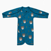 Teal Teddy Bear Print – Cozy Days Collection – View 3