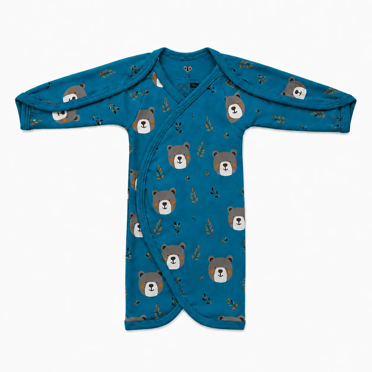 Teal Teddy Bear Print – Tiny Beginnings Collection – View 3