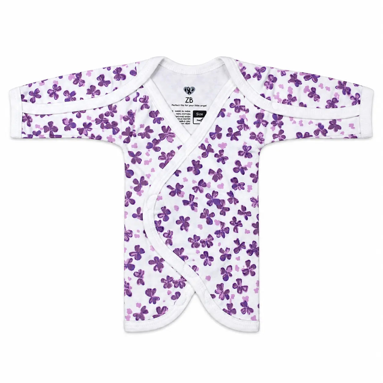 White Cute Flower Print – Tiny Beginnings Collection – View 3