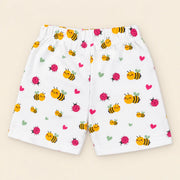 Ladybug and Bee | ZB ladybug and bee-print top and shorts baby set, alternate view 5