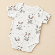 Little Bunny | ZB short-sleeve baby bodysuit, alternate view 1