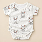 Little Bunny | ZB short-sleeve baby bodysuit, alternate view 2