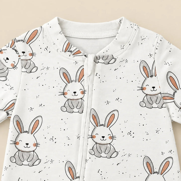 Little Bunny | ZB short-sleeve baby bodysuit, alternate view 4