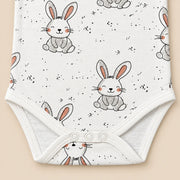 Little Bunny | ZB short-sleeve baby bodysuit, alternate view 5