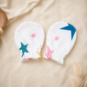 White Star Print – Preemie / NICU Mittens – Updated Accessories View 4