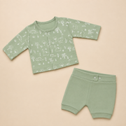 Little Dino | ZB preemie NICU dinosaur print detail