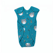 Teal Teddy Bear Print – Little Wardrobe Collection – View 4