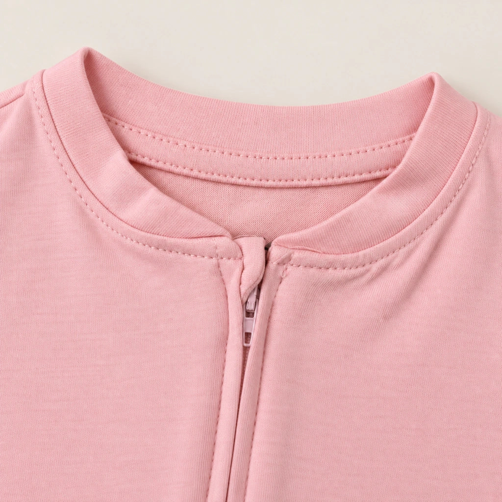 Crystal Rose | ZB Baby Romper Zipper – zipper neck detail warm