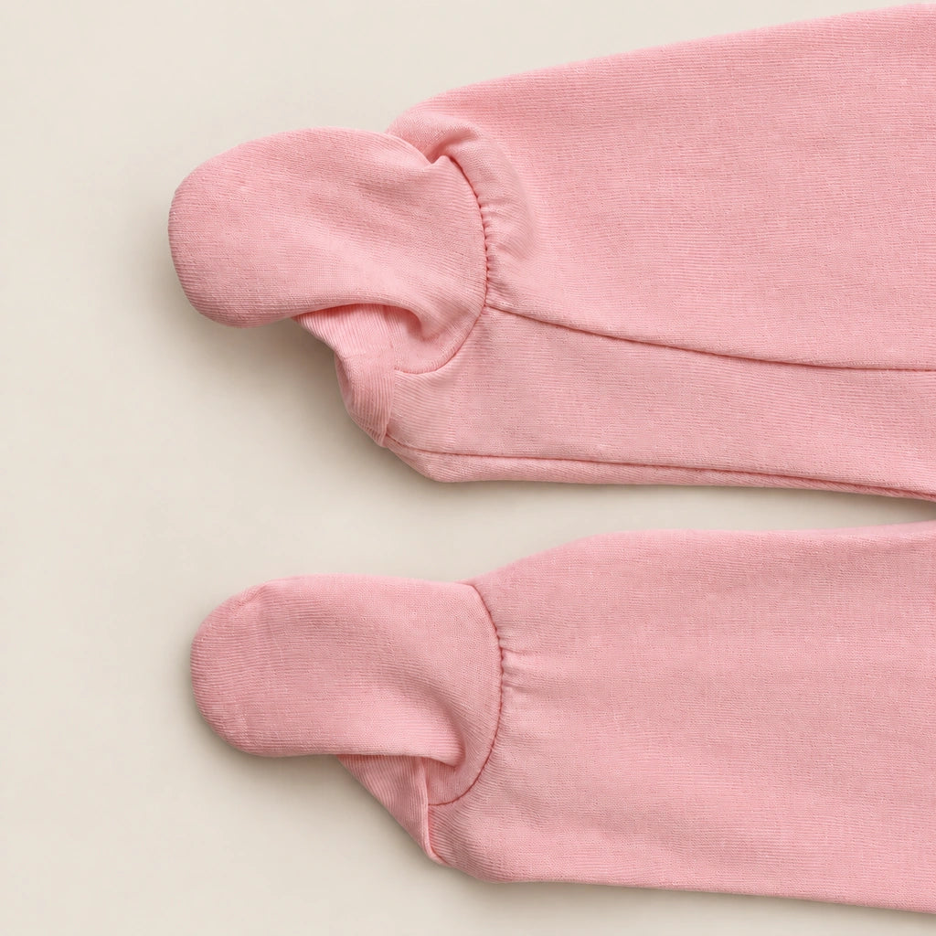 Crystal Rose | ZB Baby Romper Zipper – enclosed feet detail warm